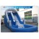 Amusement Park Bounce Round Water Slide Inflatable Slide With Pool