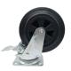 200mm  8 Inch Rubber Caster Wear Resistance For Junk Box