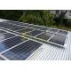 Aluminum Flat Roof Solar Racking , Ballasted Solar Panel Roof Mounting Frame