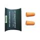 Bullet Shape Sound Proof Ear Plugs Disposable With Paper Box Customized Logo