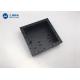 Black Anodized Ra0.4 6063T5 cnc Aluminium Machining Parts Signal Light Enclosure