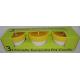 3pk Yellow Citronella clay jar scented candle with the printed box
