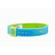 Cool Silicone Medical Bracelets / Two Color 100% Silicone Sports Bracelets