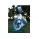 Outdoor Decorative Modern Art Stainless Steel Metal Sculpture Painted Finishing