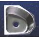 Satin Finish Undermount Stainless Steel Single Bowl Sink , Corner 18 Inch Single Large Sink