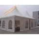 Outdoor  5x5m UV Resistance Fireproof Powder Coated Steel Party Event Tent Wedding  Pagoda