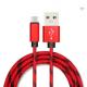1m 3ft Fast Charging Micro USB Data Cable Nylon Braided Data Sync