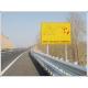 Custom Road Safety Hazard Traffic Warning Signs with Steel Material