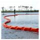 Orange Floating PVC Containment Boom for Water Field Spill Leakage