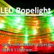 4 wires LED flexible Rectangle rope light IP44 outdoor/indoor red/yellow/green/blue color