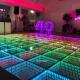 Hot Sale Light Up LED Dance Floor Wedding Portable Dancing LED 3D Mirror Dance Floor