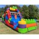 Giant Inflatable Water Slide For Adult Popular New Building Blocks Bounce House