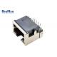 PCB 8pin RJ45 Modular Jack Connector Right Angle With LED Light 1.5A