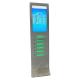 Free Payment Use Cell Phone Charging Kiosk With Big Touch Screen for Shopping Mall with Remote Advertising