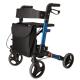 Economy Durable aluminum Folding Rollator Walker with Four Wheel outdoor