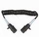 Lightweight Trailer Cable Tractor Trailer Power Cord With 30T Max Payload
