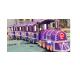 Colorful Electric Trackless Train Kids Party Train ISO9001 3.4 * 1.2 * 2.1 M