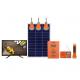 50W Solar Home Energy System , 12Ah LiFePO4 Residential Solar Energy Systems