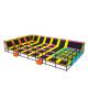 Big Indoor Trampoline Park / Kids Trampoline Party 19x11.5x3m With Soft Material