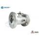 Jacketed Industrial Ball Valve Direct - Mount One Piece Flanged DIN / ISO 5211