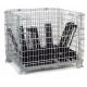 Secure Storage Pallet Stackable Wire Mesh Container