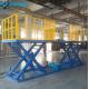 4 Tons Electric Stationary Lift Table Stationary Scissor Lift Mechanism White Fixed Scissor Lift Platform