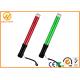 Portable ABS Handle PC Pipe LED Traffic Baton with Three AA Chargeable Batteries
