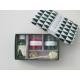 Red & Green Cinnamon chai fragrance scented glass candle packed into gift box