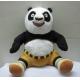 Cute Kungfu Panda Sitting Pose Cartoon Plush Toys For Collection