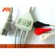 Omron > Colin BP-88S, BP-S510, M9500, Press Mate Advantage Compatible 3 Lead Direct-Connect ECG Cable