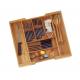 expandable bamboo cutlery drawer organizer