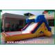 Inflatable Slip N Slide Ocean Blue Inflatable Bouncer Slide With Pool Shark Theme 0.55mm PVC