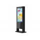 Windows OS Floor Standing LCD Advertising Display , Outdoor Digital Signs For Business