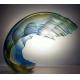Colorful Indoor Decor Clear Luminous Wave Crystal