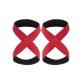 Custom Logo Padded Gym Wrist Straps Weight Lifting Strap Sports Wrist Bandage