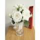 Most Popular Artificial Real Touch Wedding Bouquet Flower, White Rose