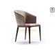 Ash Wood Leg Dining Chair Diamond Stitch For Retaurant / Hotel