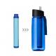 650ML Personal Camping Filter Bottle Plastic 0.01 Micron Bpa Free Filter Water Bottle