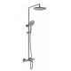 High Luster Finish Hand Shower Mixer Set Robust Copper Construction Thermostatic Rain Shower