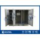 Wireless 3 Compartments 3 Air Conditioners Cooling Outdoor Base Station Floor Mounted Outdoor Cabinet