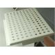 White Color Decorative Perforated Metal Stainless Steel Plate With Polished Surface