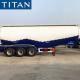 TITAN 50/55cbm cement transport vehicle powder truck silobas trailer