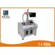 CNC Name Plate Fiber Desktop Laser Marking Machine For 2D Barcode Qrcode