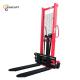 1 Ton Manual Pallet Stacker 500mm Load Center Easy Operation