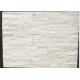 Snow White Natural Marble Cultured Stone Siding For Houses Building Materials