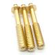 Gold-colored Custom Head Bolts For Motorcycle And Car Conversions M8 Bolts