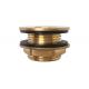 Flange Locknut Brass Hose Fittings Male x Female Thread with NBR Washer Tank Adaptor