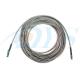 Steel Armoured Optical Fiber Patch Cord SMA-2A With High Tensile Resistance