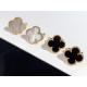 Luxurious Hk Setting Onyx Stud Earrings Jewelry With High Polished Finish