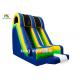 Blue Inflatable Dry Slip And Slide PVC Tarpaulin Pool Side Entertainment